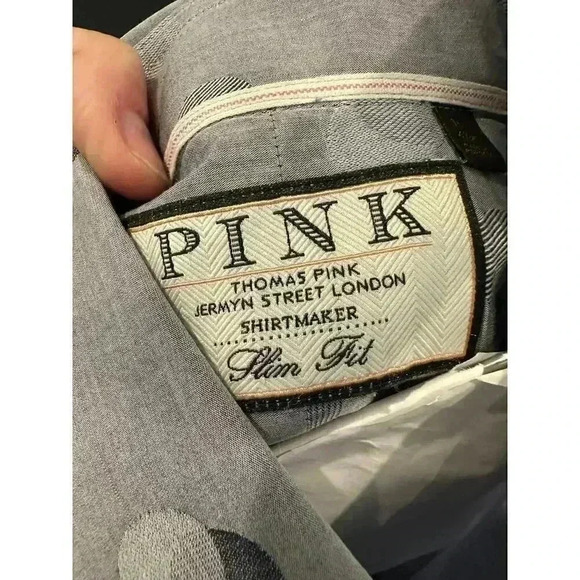 Thomas Pink Men's Dress Shirt 16.5-42 - Luxurious Quality for Less - Picture 4 of 6